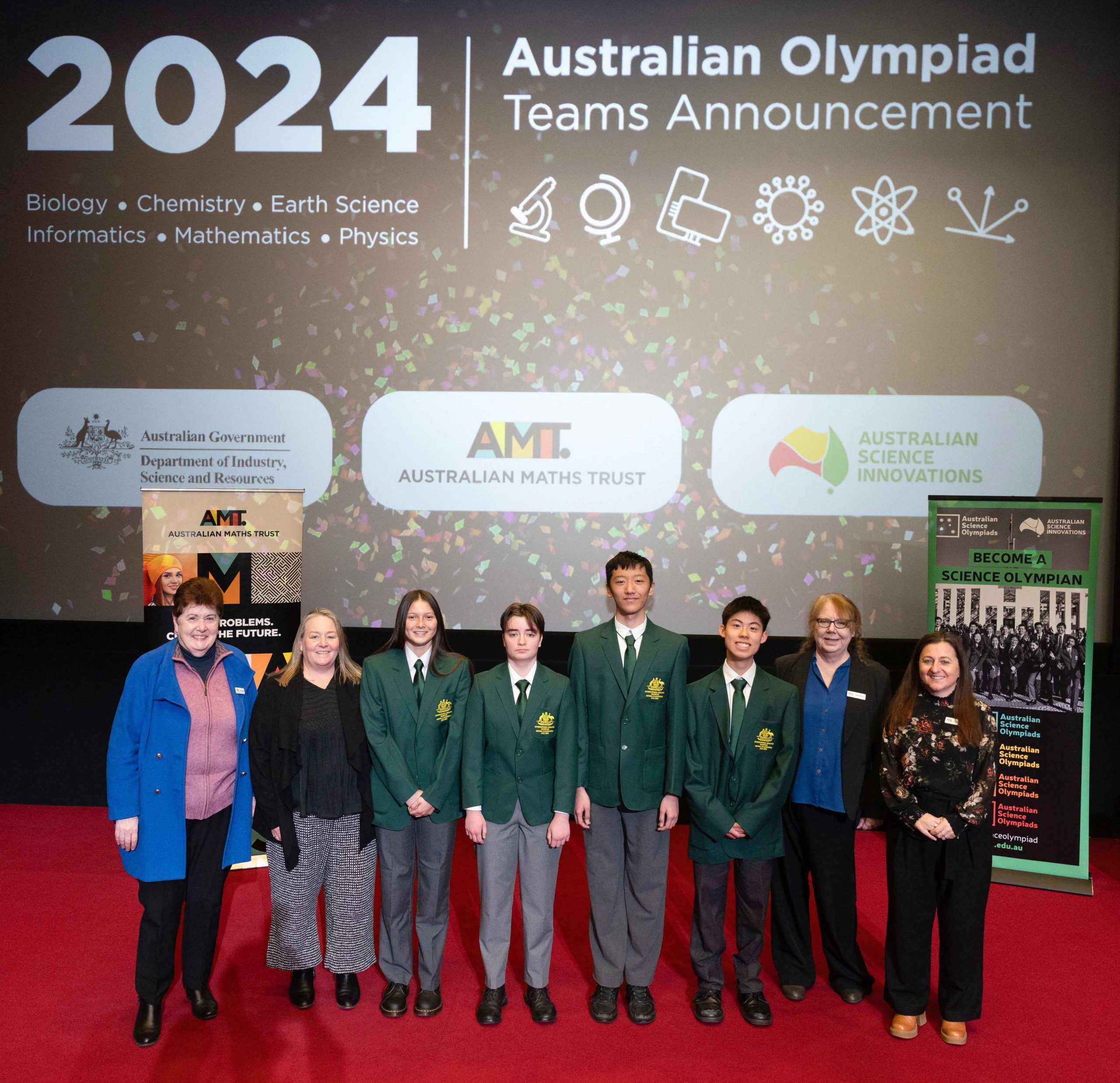 2024 International Biology Olympiad IBO Australian Team, at the 2024 Australian Olympiad Teams Announcement at Parliament House 24 June 2024