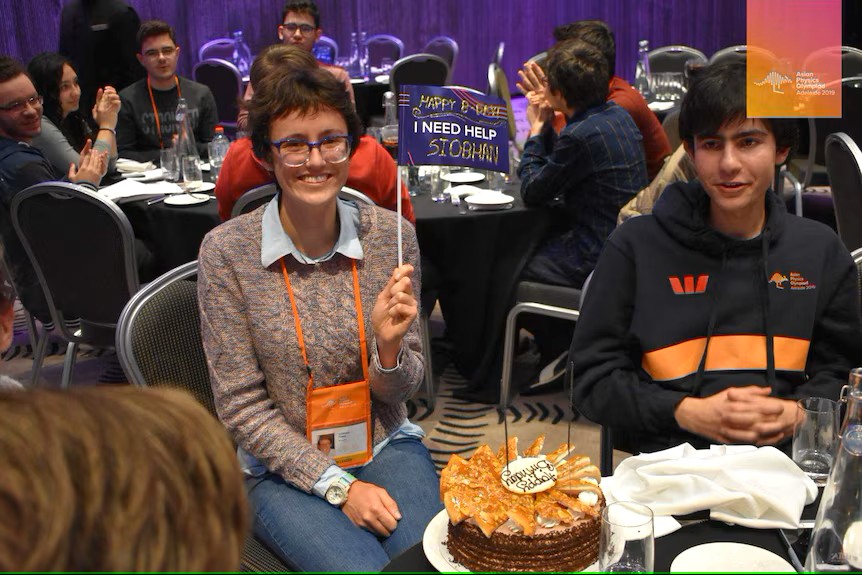 From ABC The Science Show 2019 - Siobhan Tobin celebrated her birthday at the Asian Physics Olympiad in Adelaide