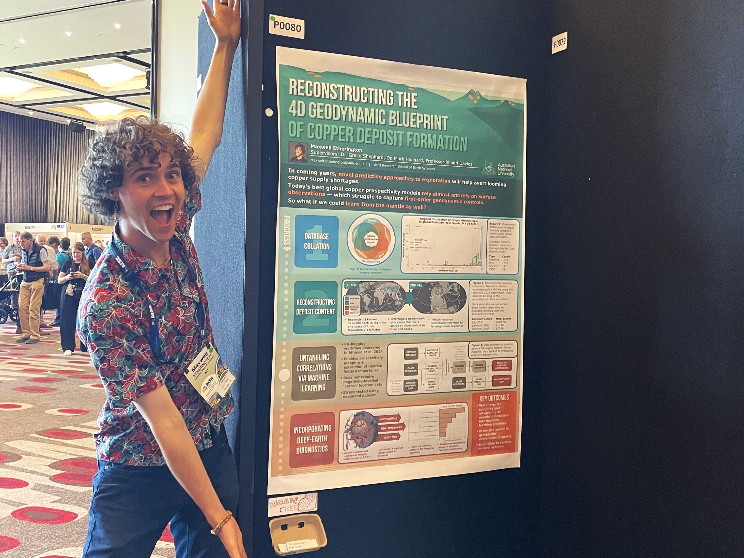 Max Etherington - Honours Work at Australian Earth Sciences Conference Feb 2026